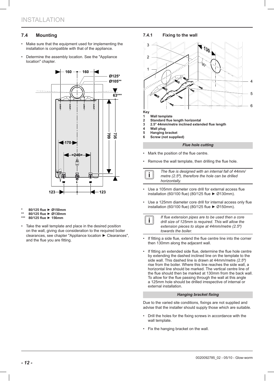 Installation | Glow-worm Ultracom2 sxi User Manual | Page 14 / 60