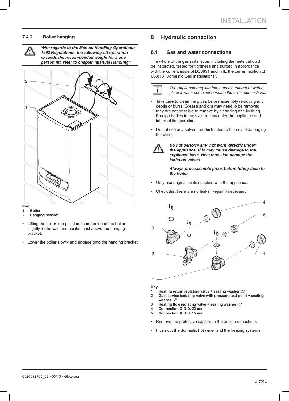 Installation | Glow-worm Ultracom2 sxi User Manual | Page 15 / 60