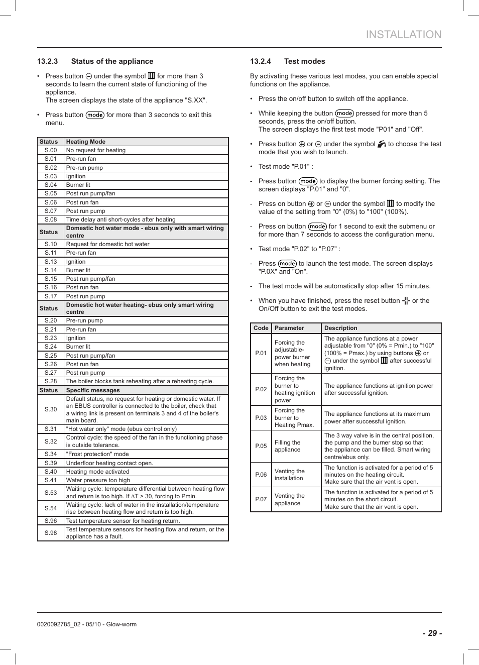 Installation | Glow-worm Ultracom2 sxi User Manual | Page 31 / 60