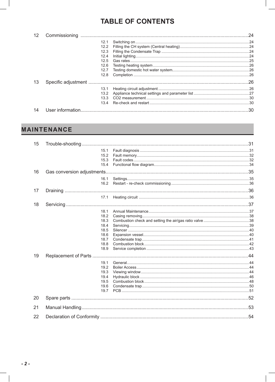 Glow-worm Ultracom2 sxi User Manual | Page 4 / 60