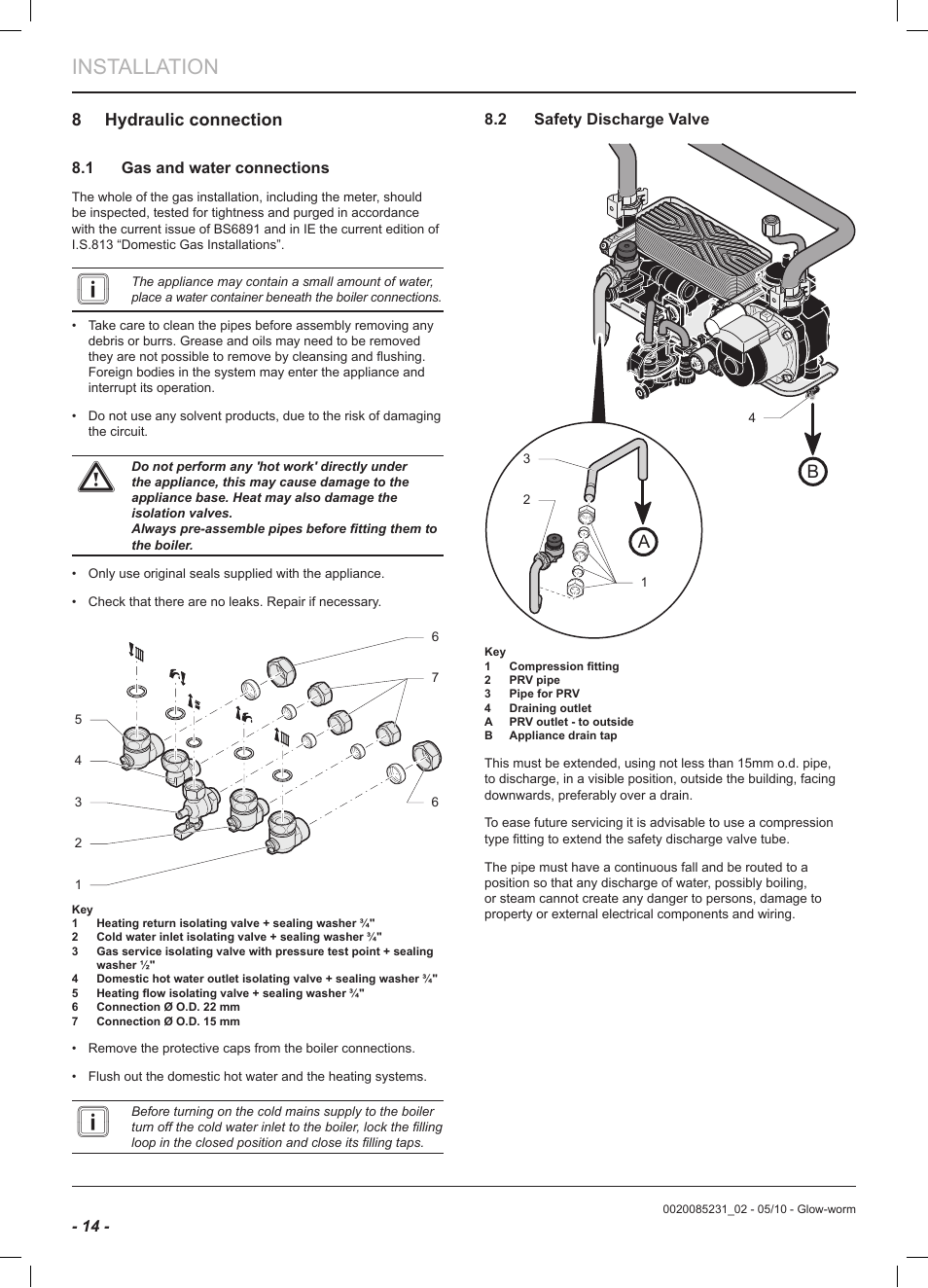 Installation | Glow-worm Ultracom2 cxi User Manual | Page 16 / 64