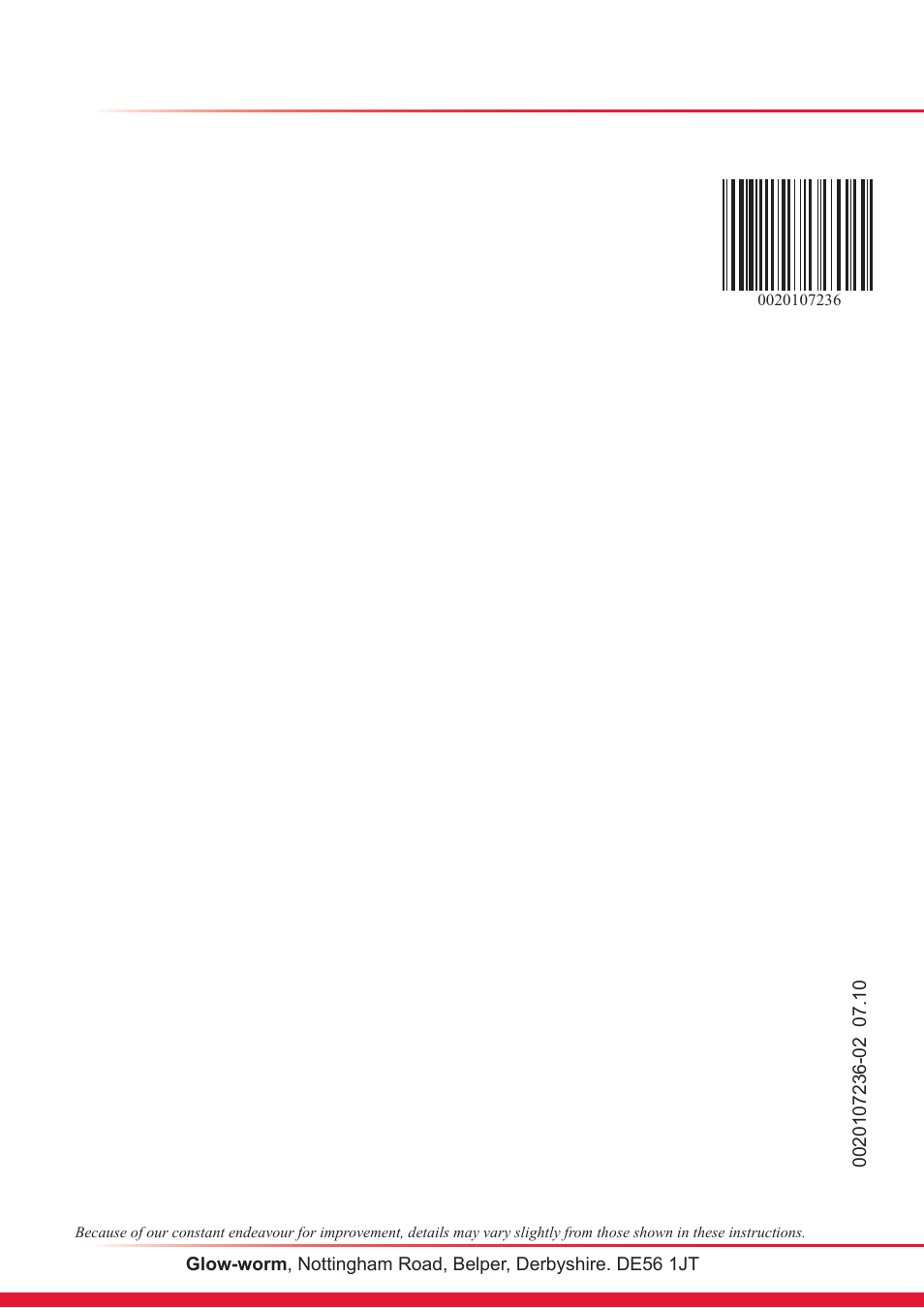 Glow-worm Ultrapower sxi User Manual | Page 60 / 60