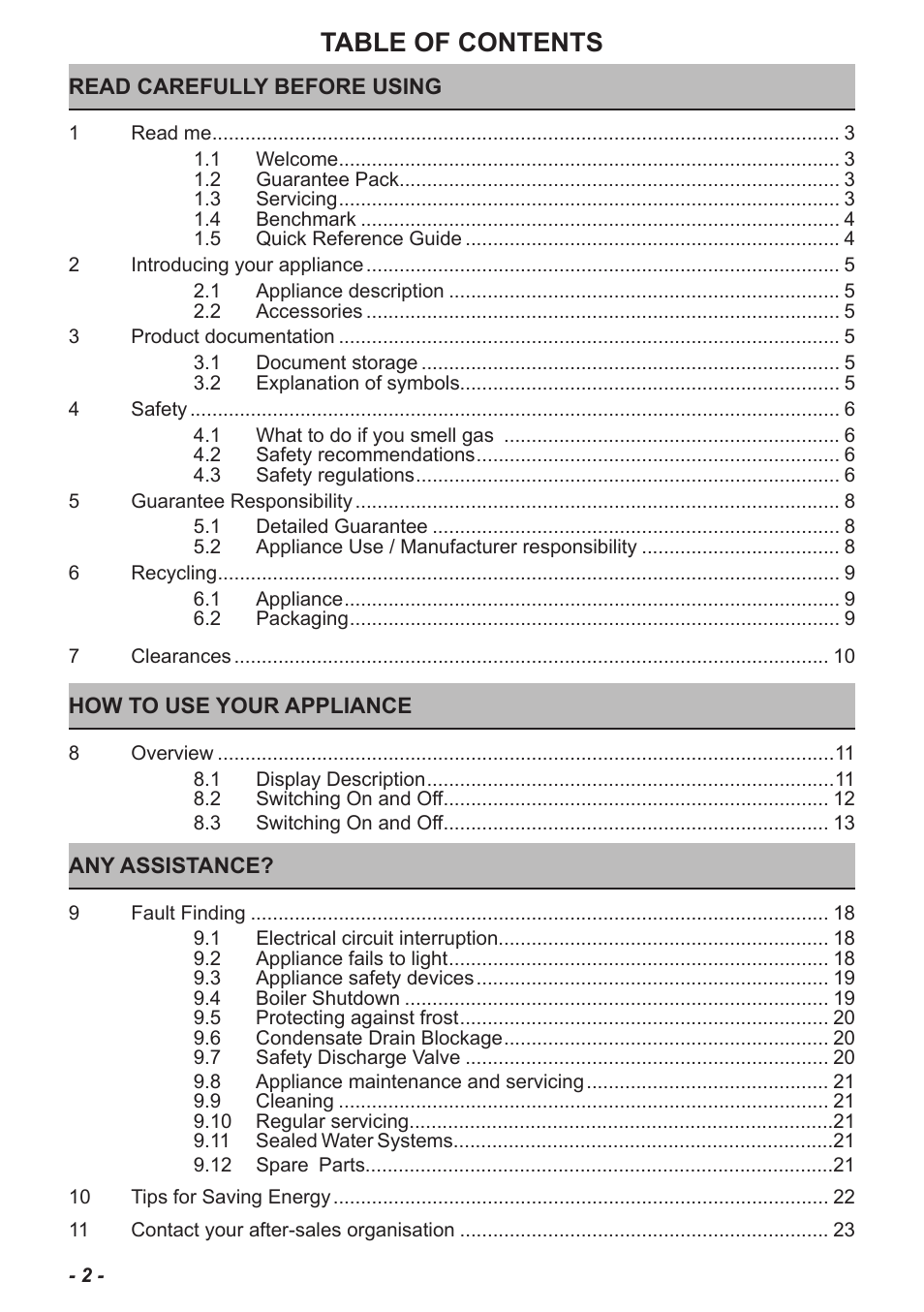 Glow-worm Ultrapower sxi User Manual | Page 2 / 24