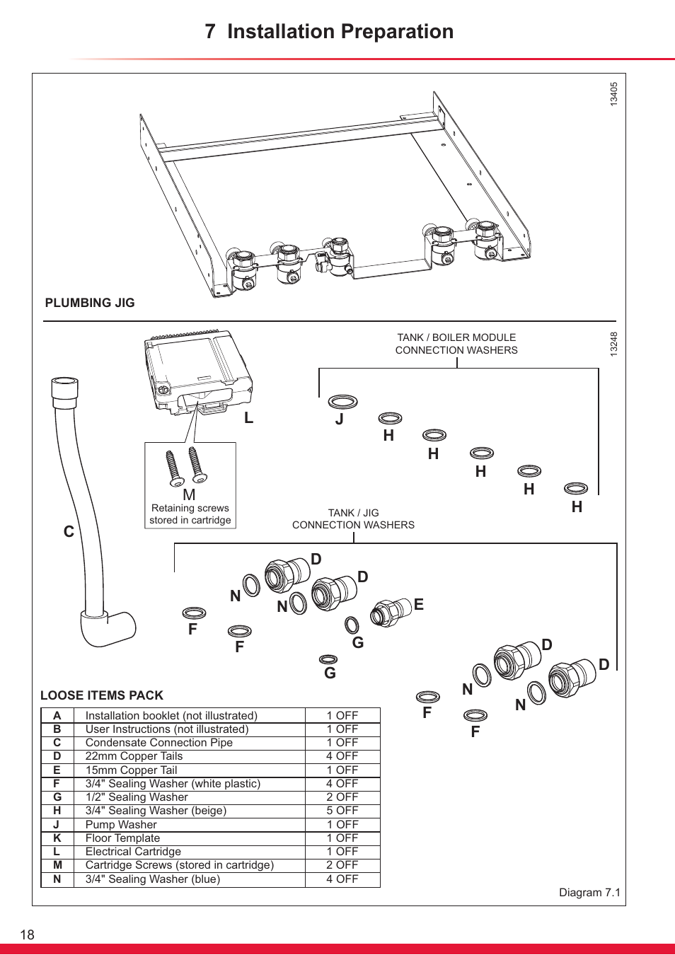 7 installation preparation | Glow-worm Ultrapower sxi Range User Manual | Page 18 / 72