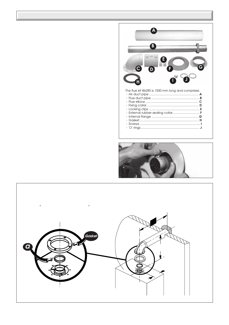 10 flue installation | Glow-worm Xtrafast 96-120 User Manual | Page 16 / 40
