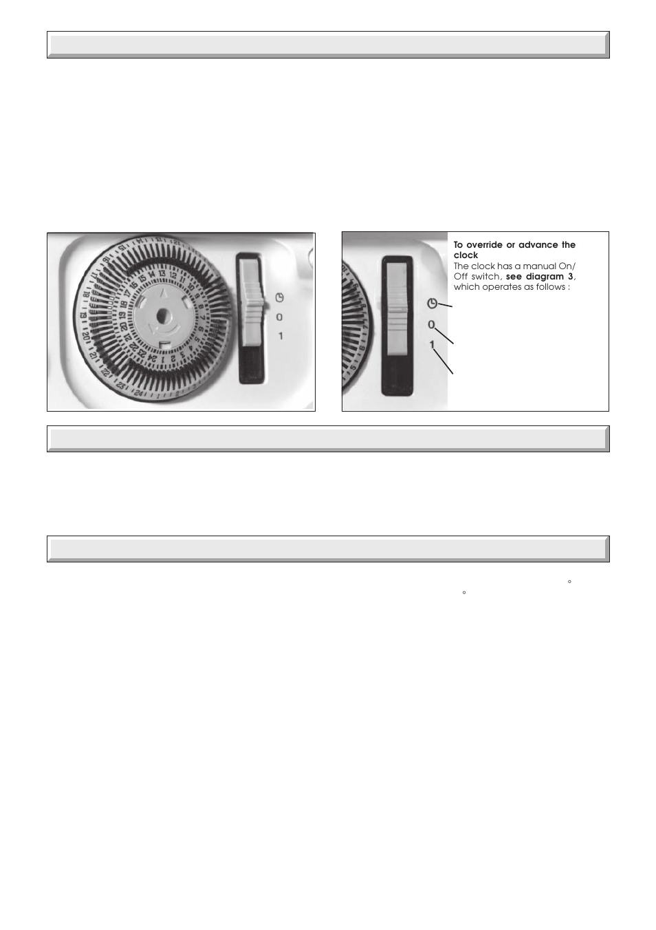 Clock-timer instructions for use, Draining safety devices | Glow-worm Xtrafast 96-120 User Manual | Page 6 / 40