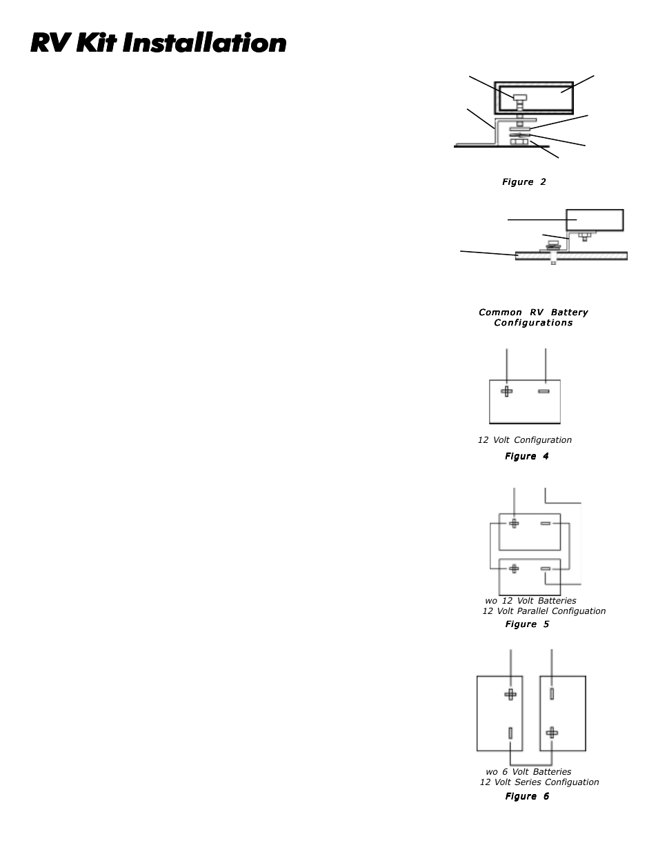 Rv kit installation, 0 connecting to the battery & solar array | Go Power! GP-RV-20 User Manual | Page 6 / 13