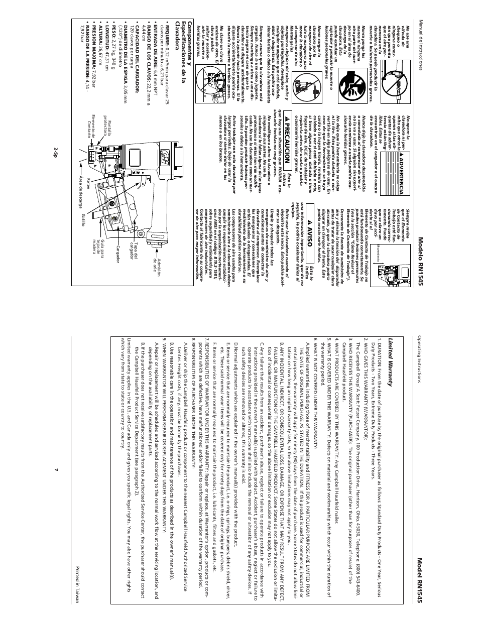 Campbell Hausfeld RN1545 User Manual | Page 7 / 12