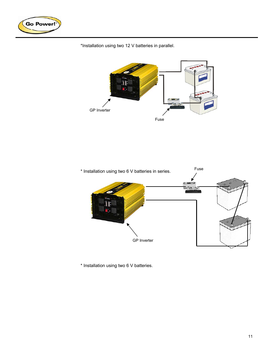 Go Power! GP-3000HD User Manual | Page 11 / 20