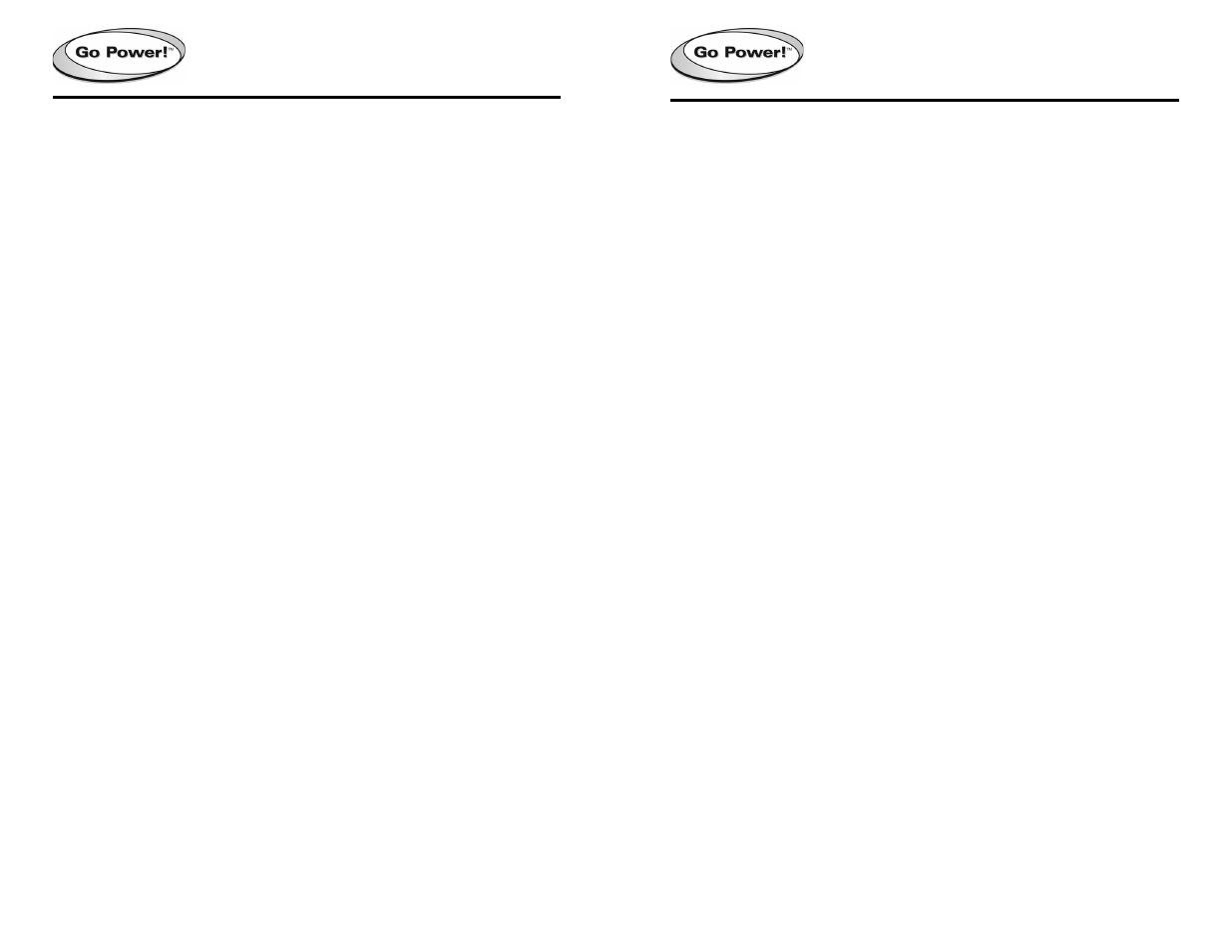 Introduction, Specifications | Go Power! GP-1000 User Manual | Page 3 / 6