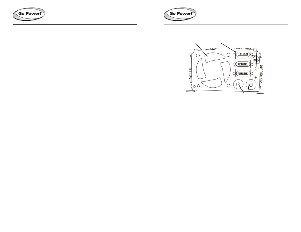 Installation, Operation, Operating limits | Go Power! GP-1000 User Manual | Page 5 / 6