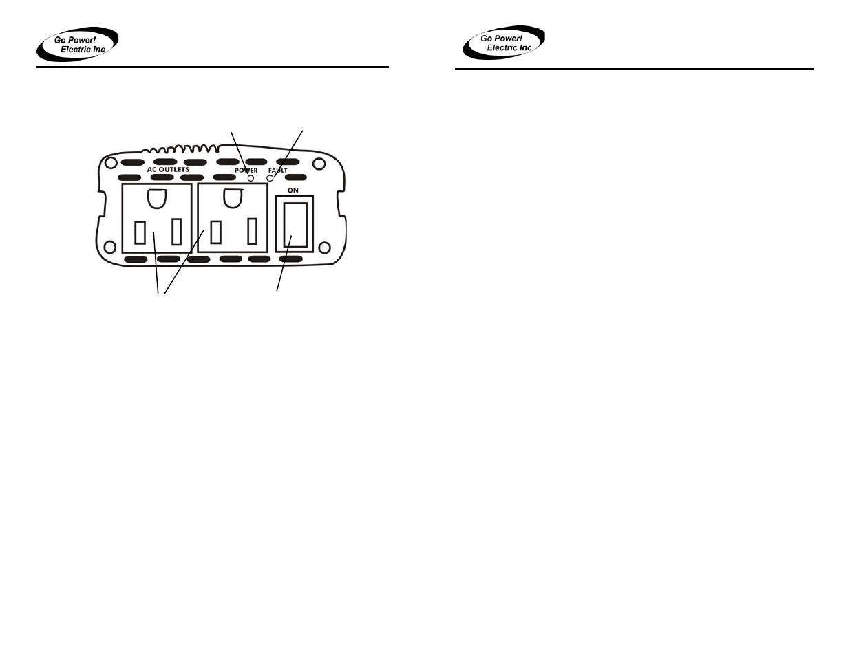 Features, Troubleshooting | Go Power! GP-300 User Manual | Page 4 / 6