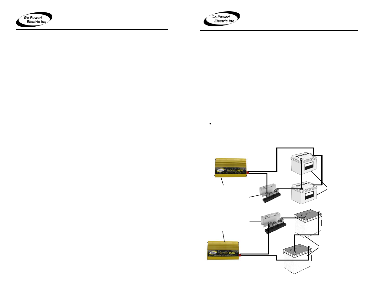 Operation | Go Power! GP-300 User Manual | Page 6 / 6