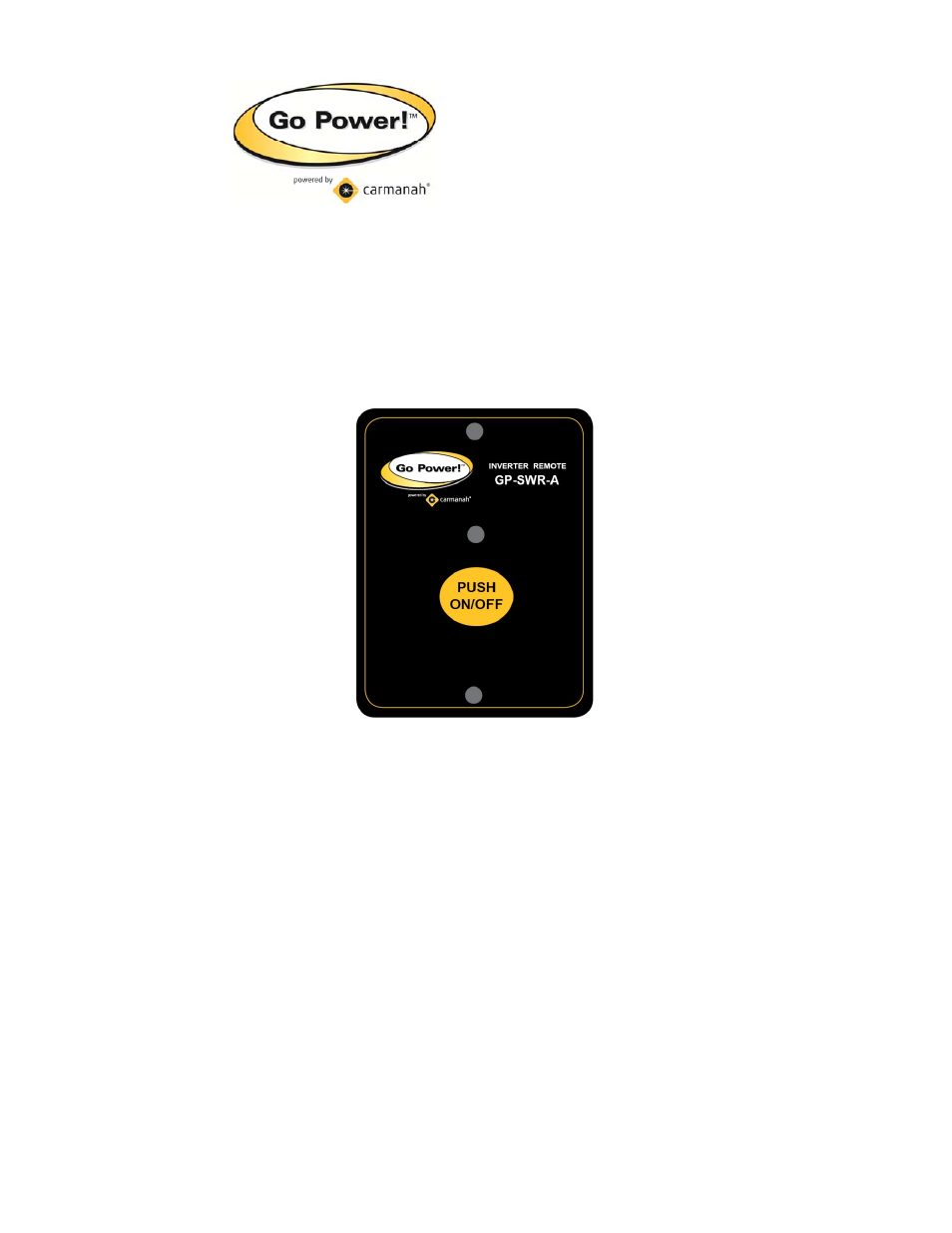Go Power! GP-SWR-A User Manual | 8 pages