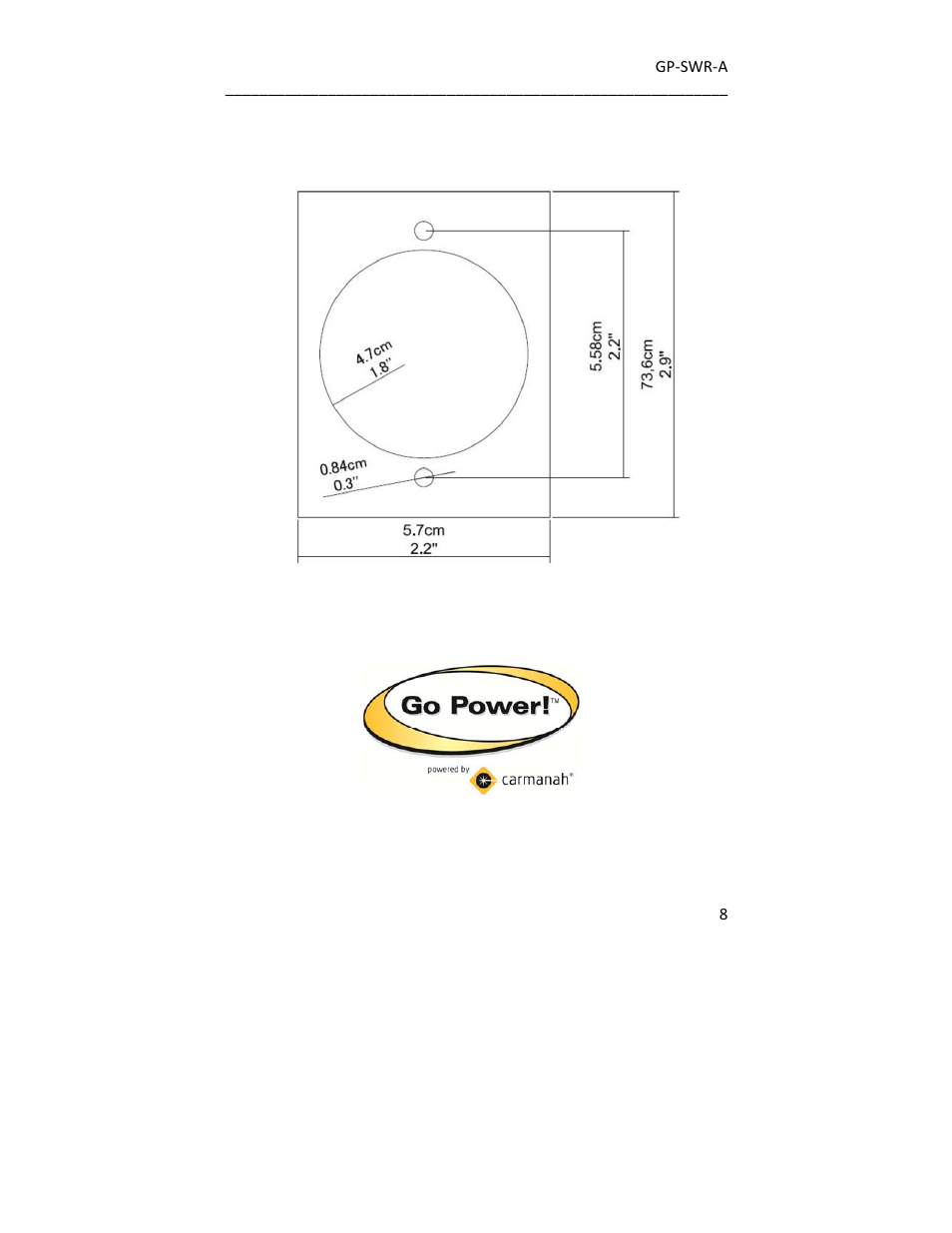 Go Power! GP-SWR-A User Manual | Page 8 / 8