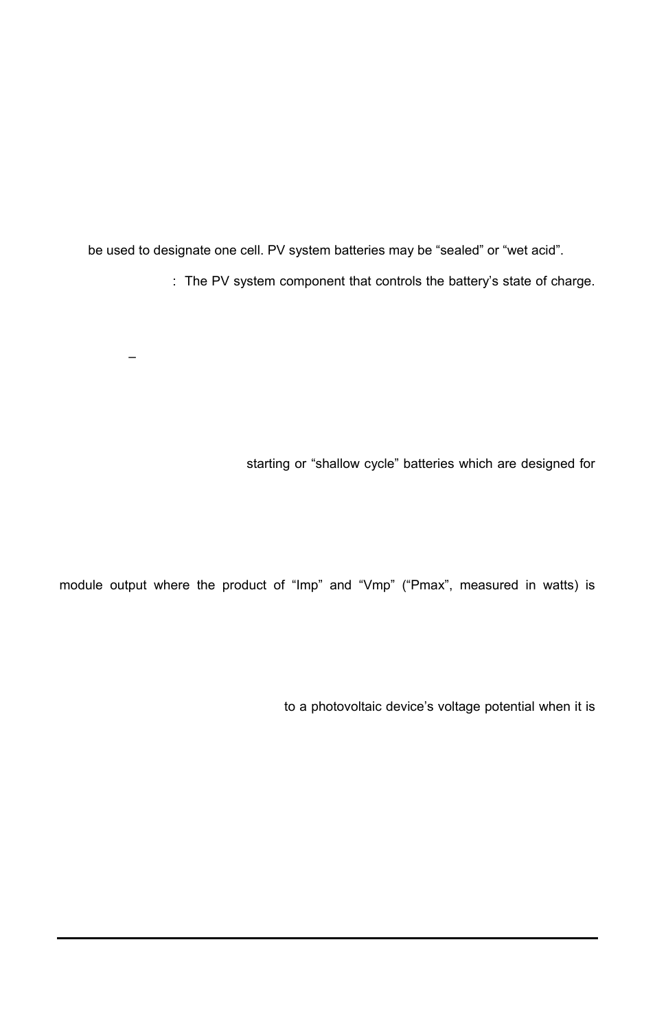 0 glossary | Go Power! GP-PWM-30 User Manual | Page 20 / 24