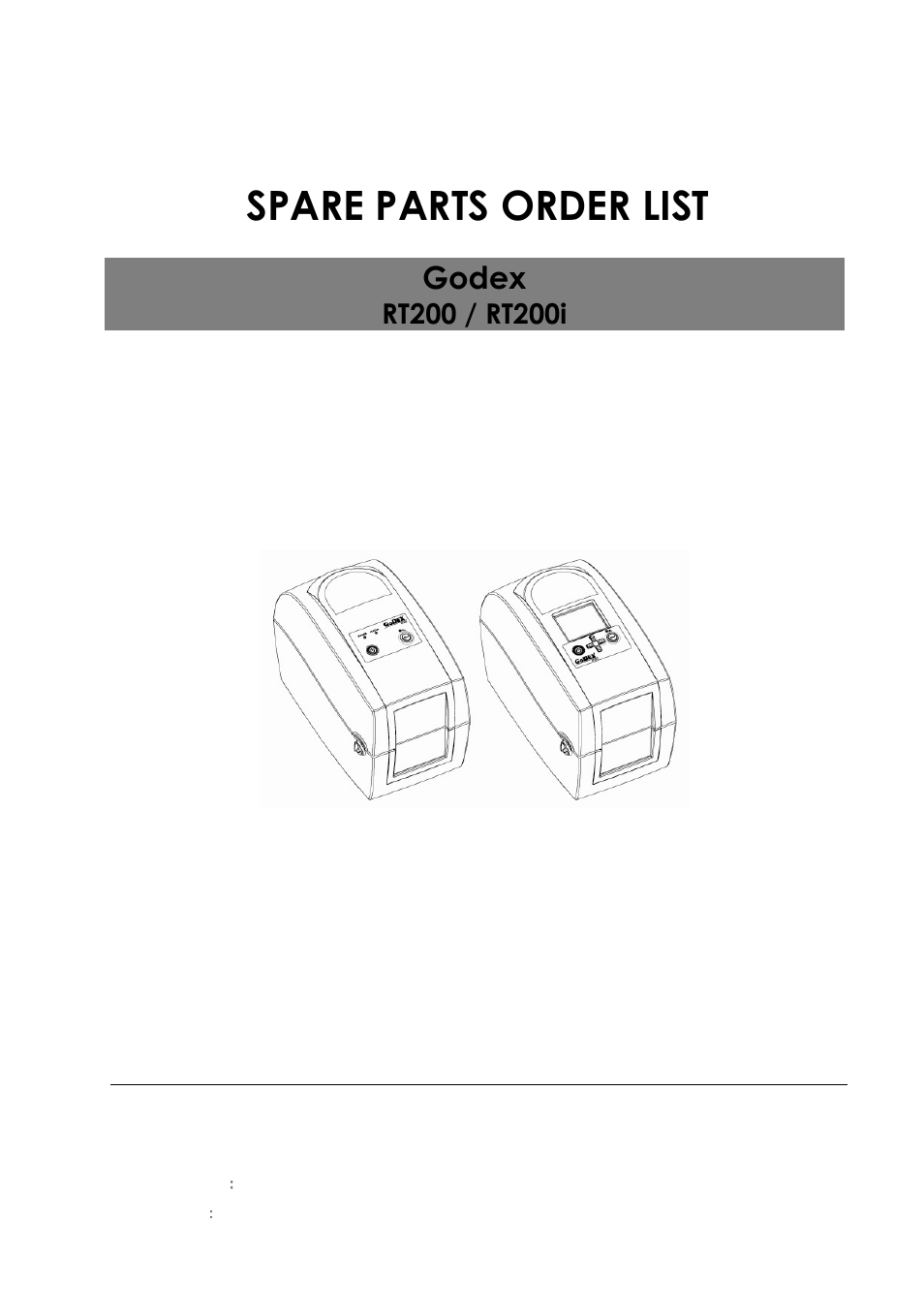 GoDEX RT200i series User Manual | 21 pages