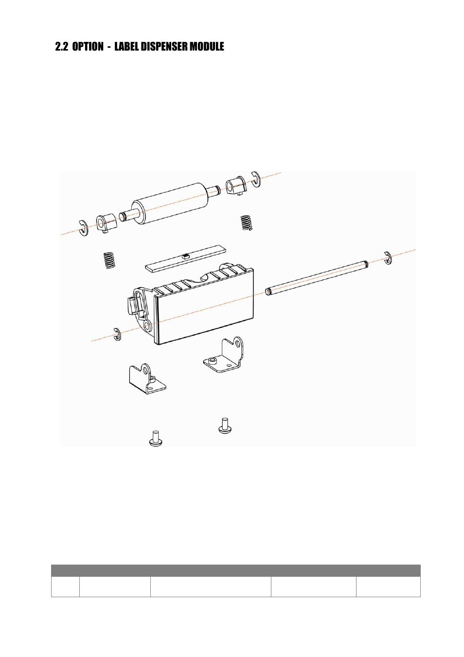 2 option - label dispenser module | GoDEX RT200i series User Manual | Page 21 / 21