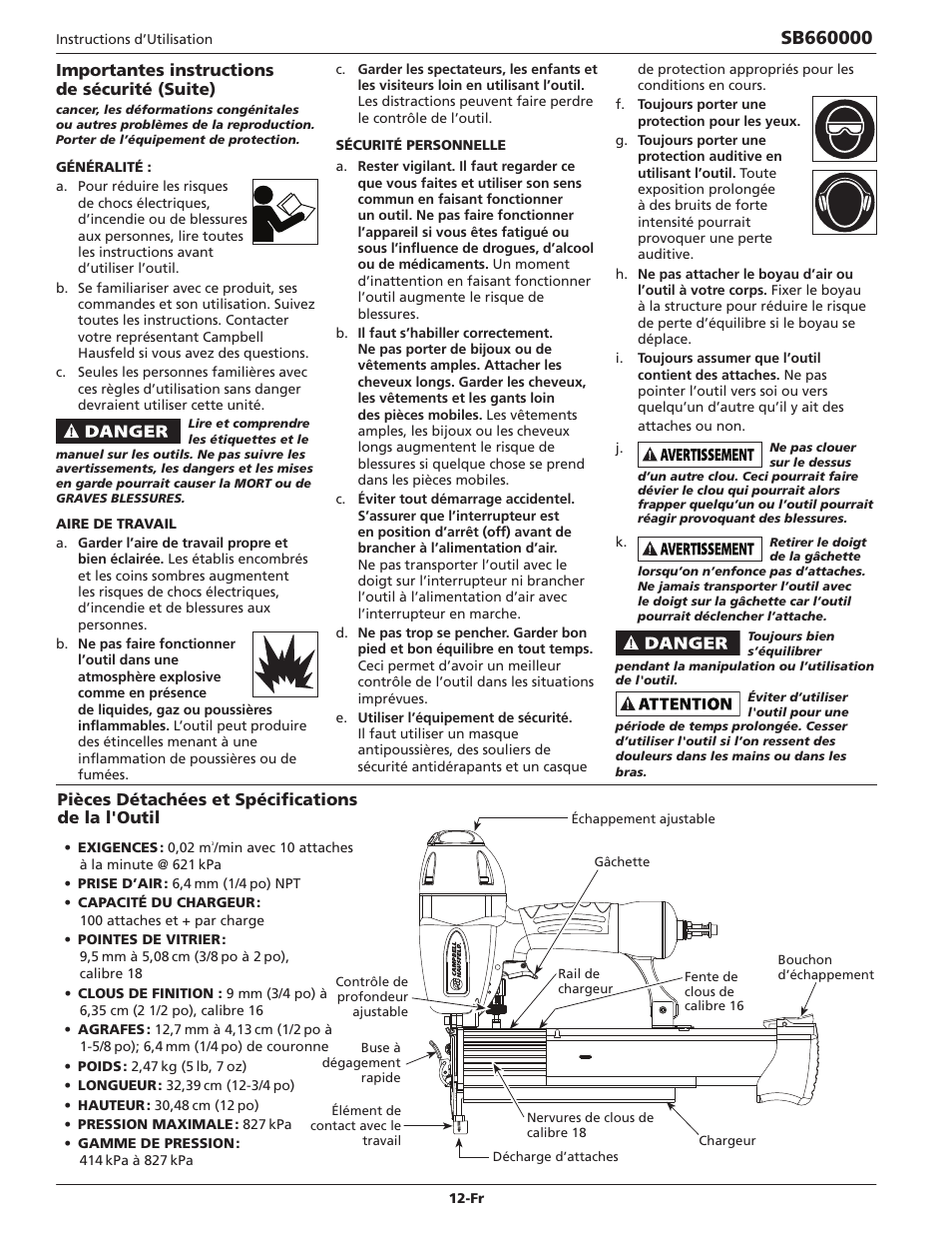 Campbell Hausfeld IN734600AV User Manual | Page 12 / 32