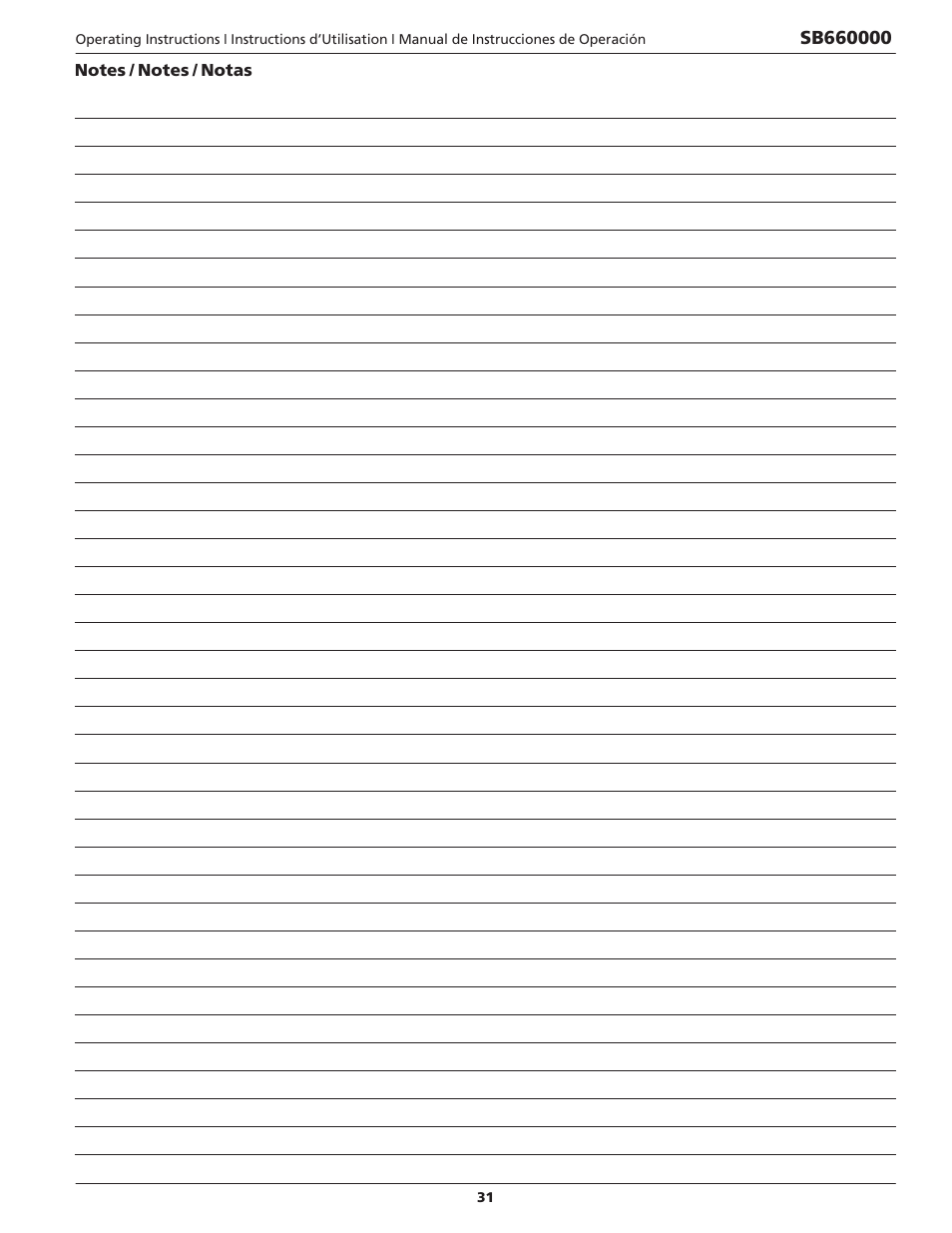 Campbell Hausfeld IN734600AV User Manual | Page 31 / 32