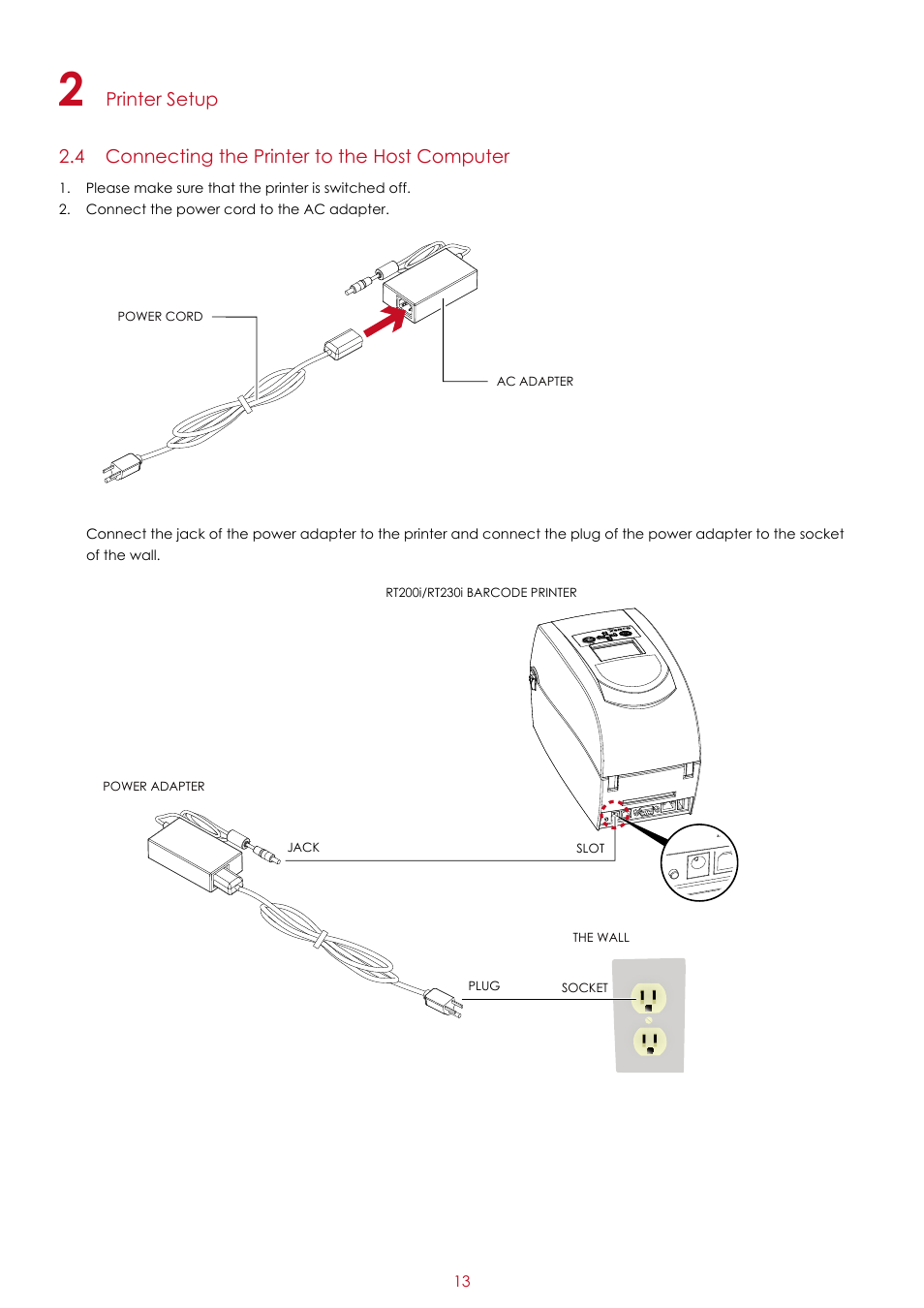 GoDEX RT200i series User Manual | Page 17 / 69