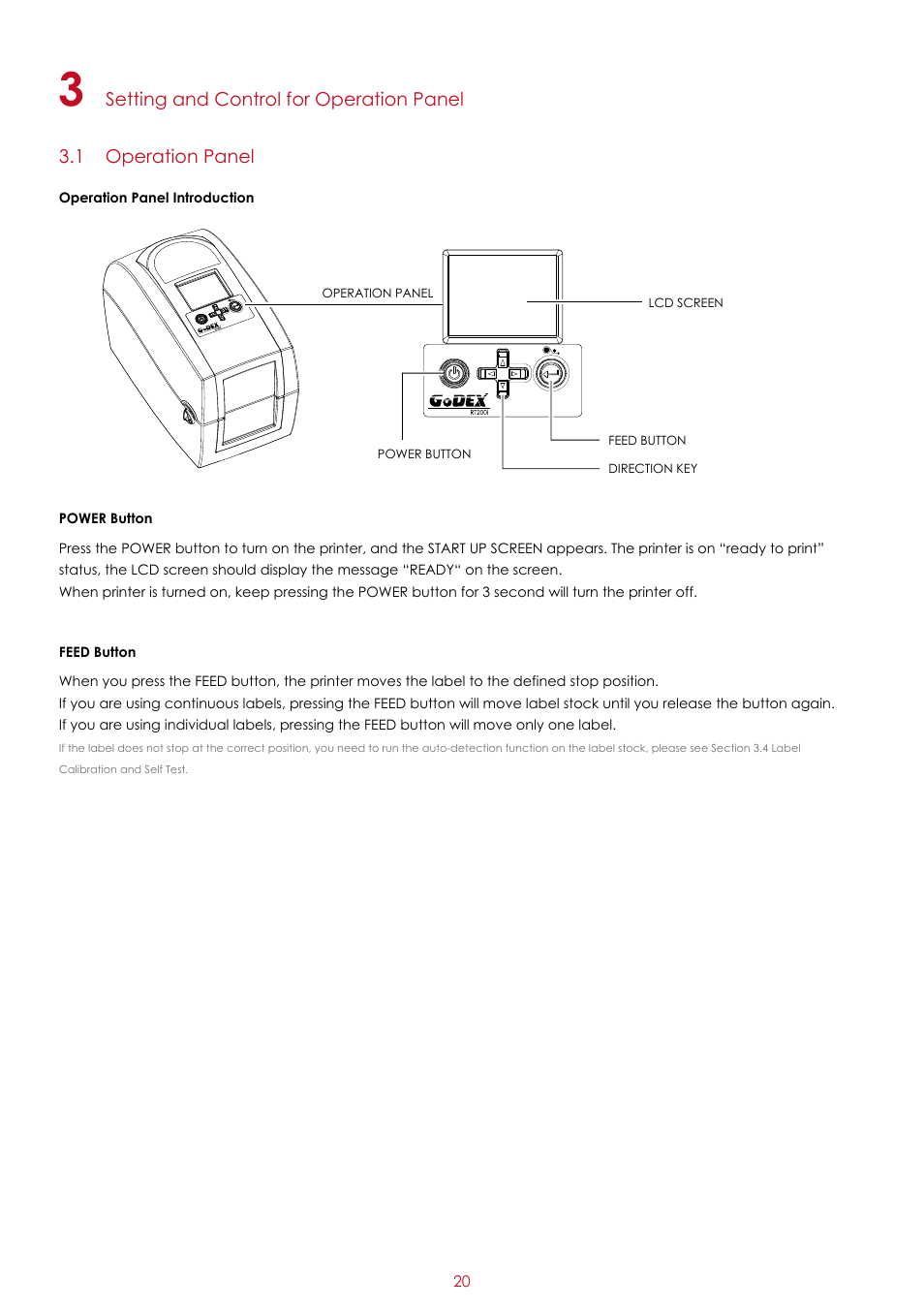 GoDEX RT200i series User Manual | Page 24 / 69