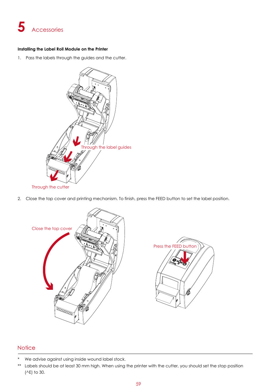 GoDEX RT200i series User Manual | Page 63 / 69