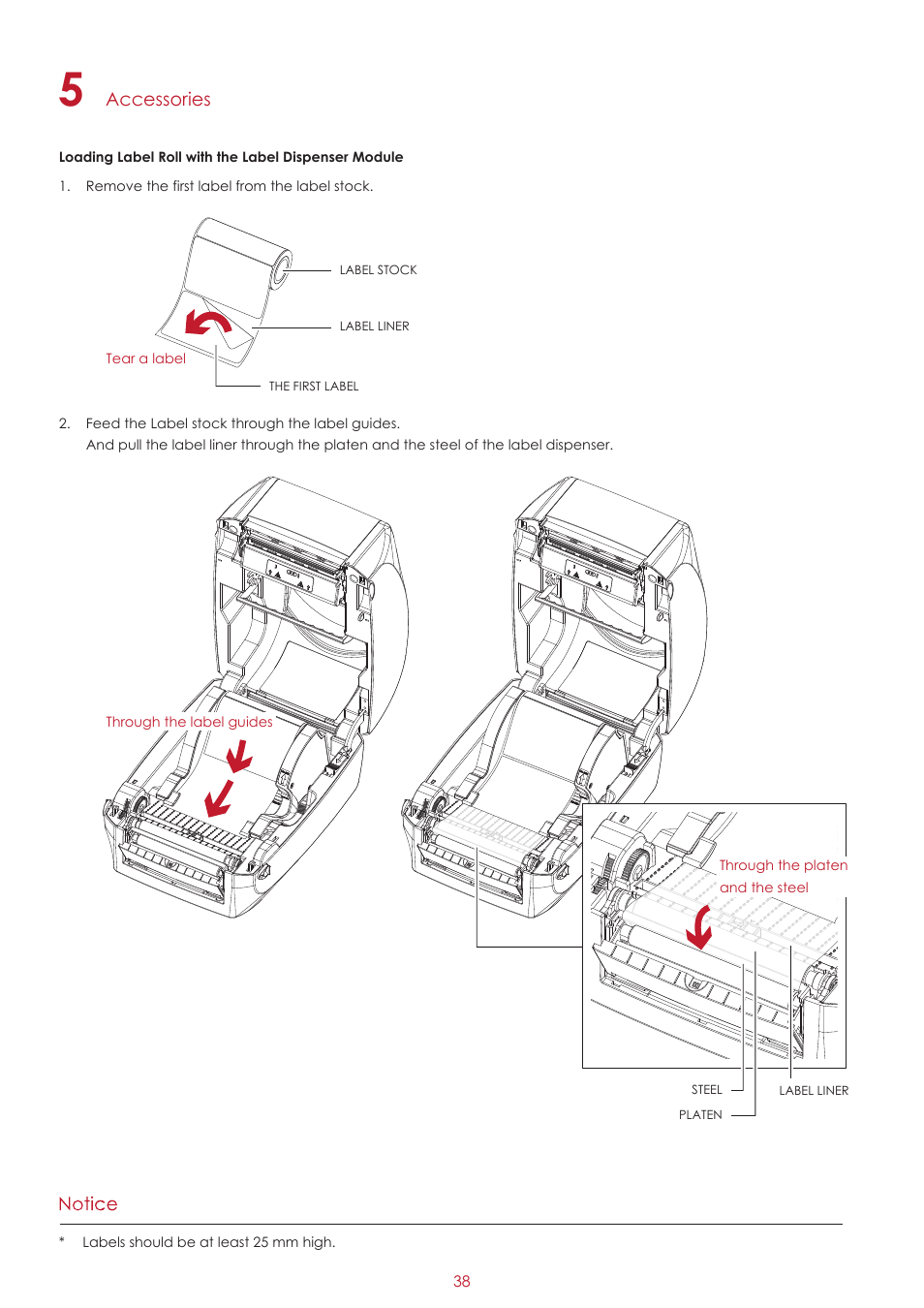 Accessories | GoDEX RT700 series User Manual | Page 42 / 52