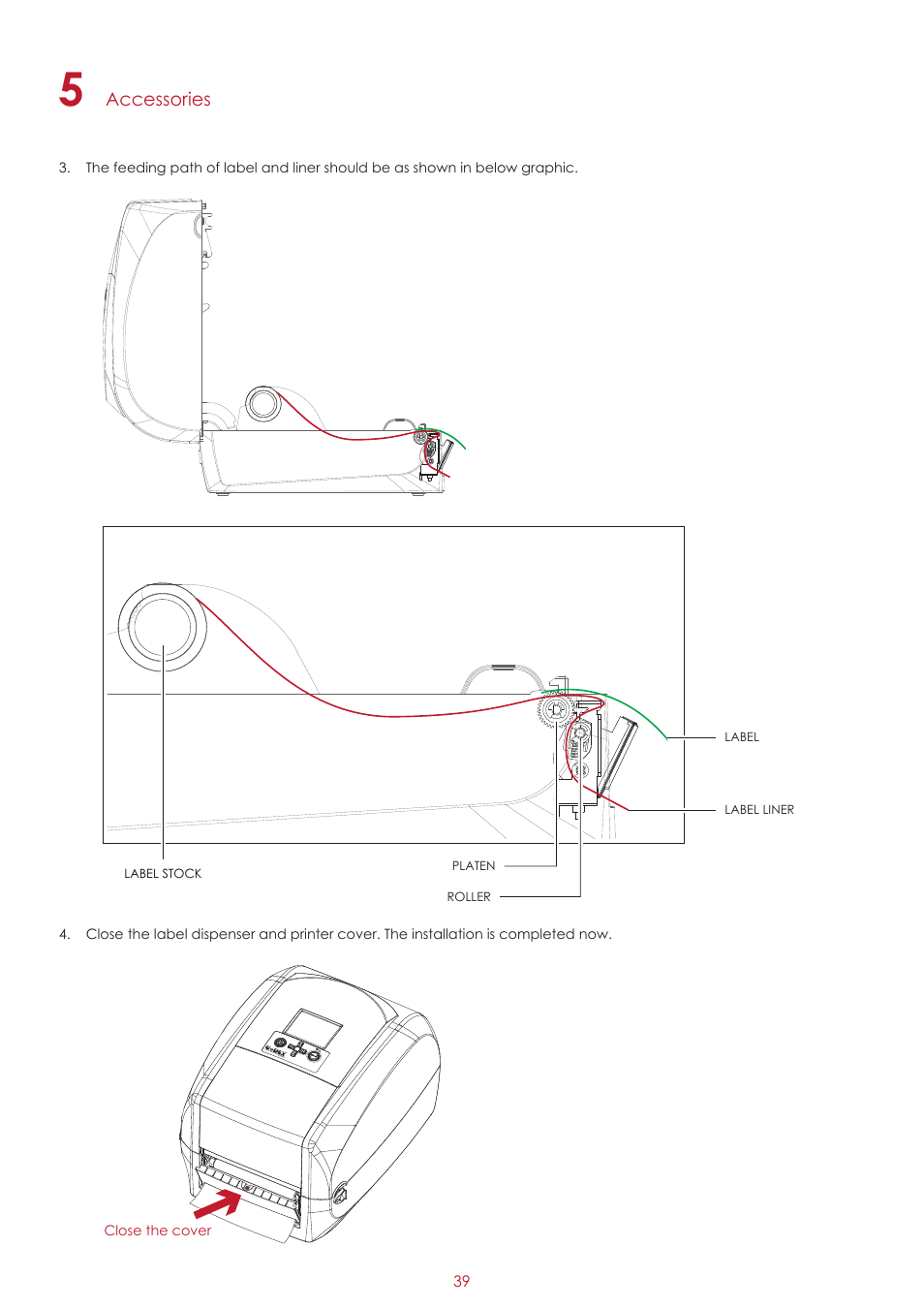 Accessories | GoDEX RT700 series User Manual | Page 43 / 52