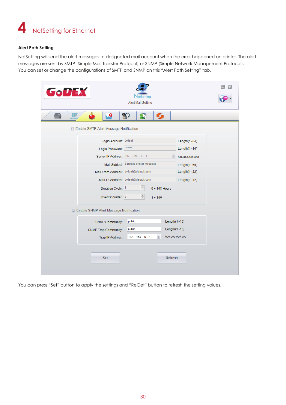 GoDEX RT700x series User Manual | Page 34 / 56