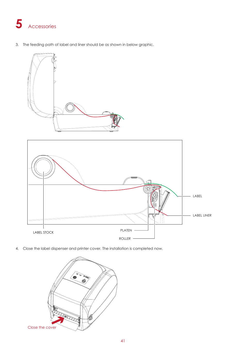 Accessories | GoDEX RT700x series User Manual | Page 45 / 56