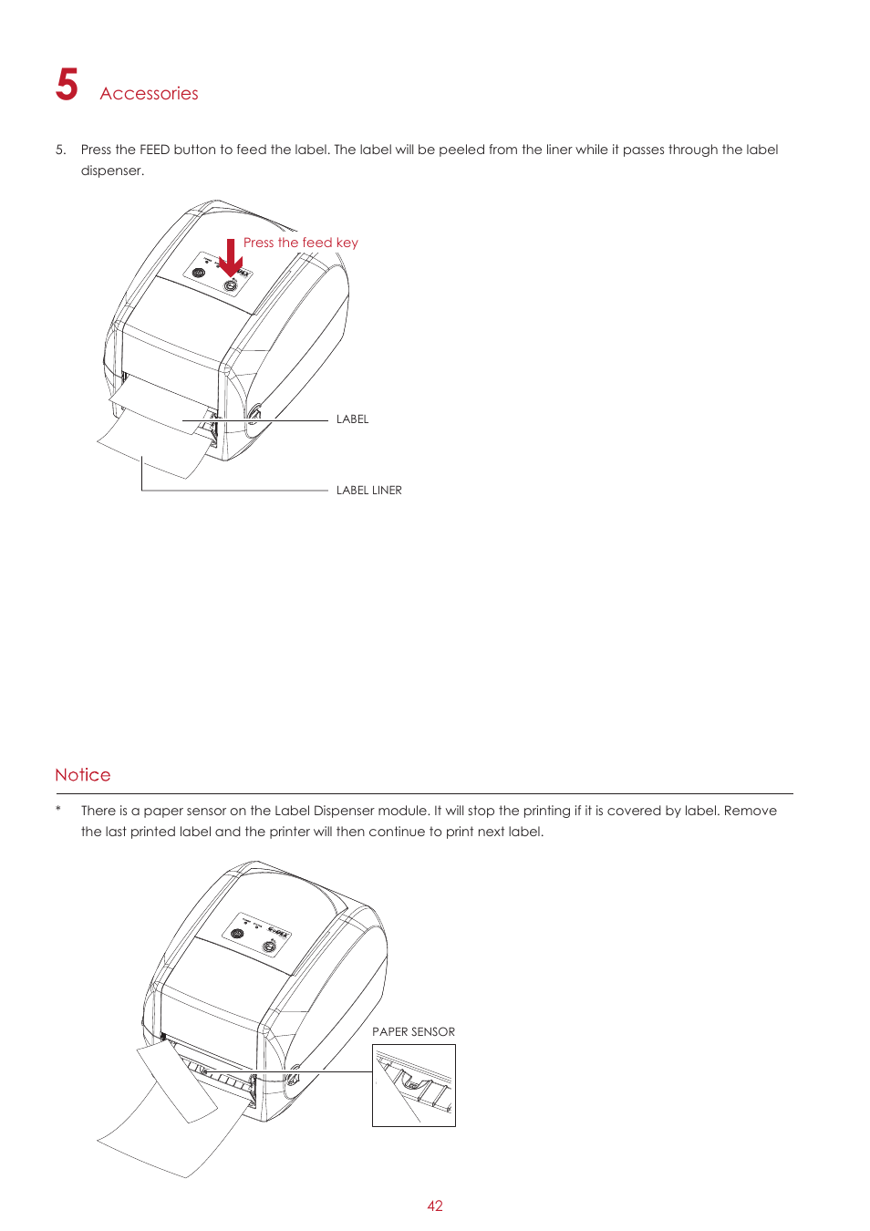 Accessories | GoDEX RT700x series User Manual | Page 46 / 56