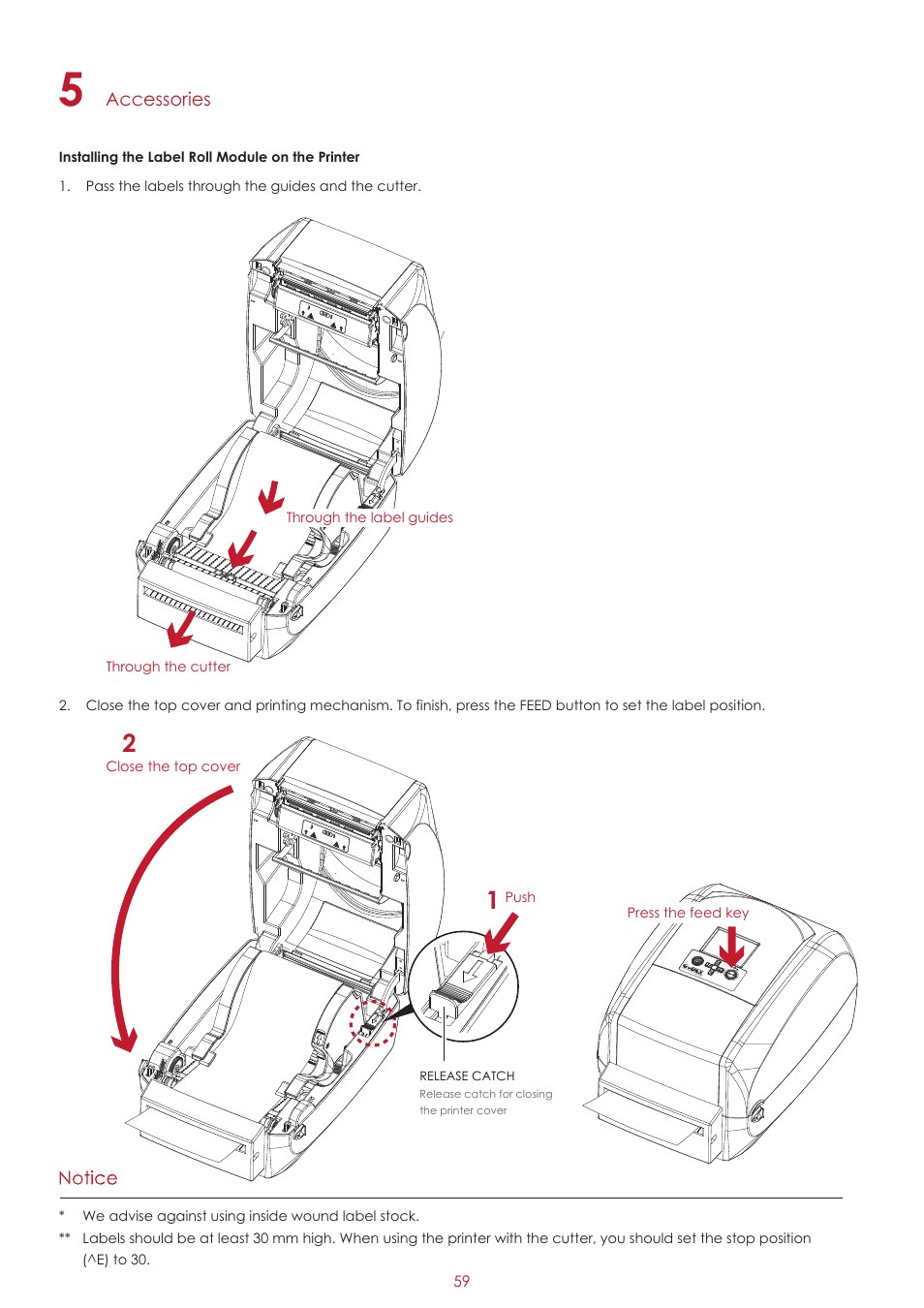 GoDEX RT700i series User Manual | Page 63 / 76