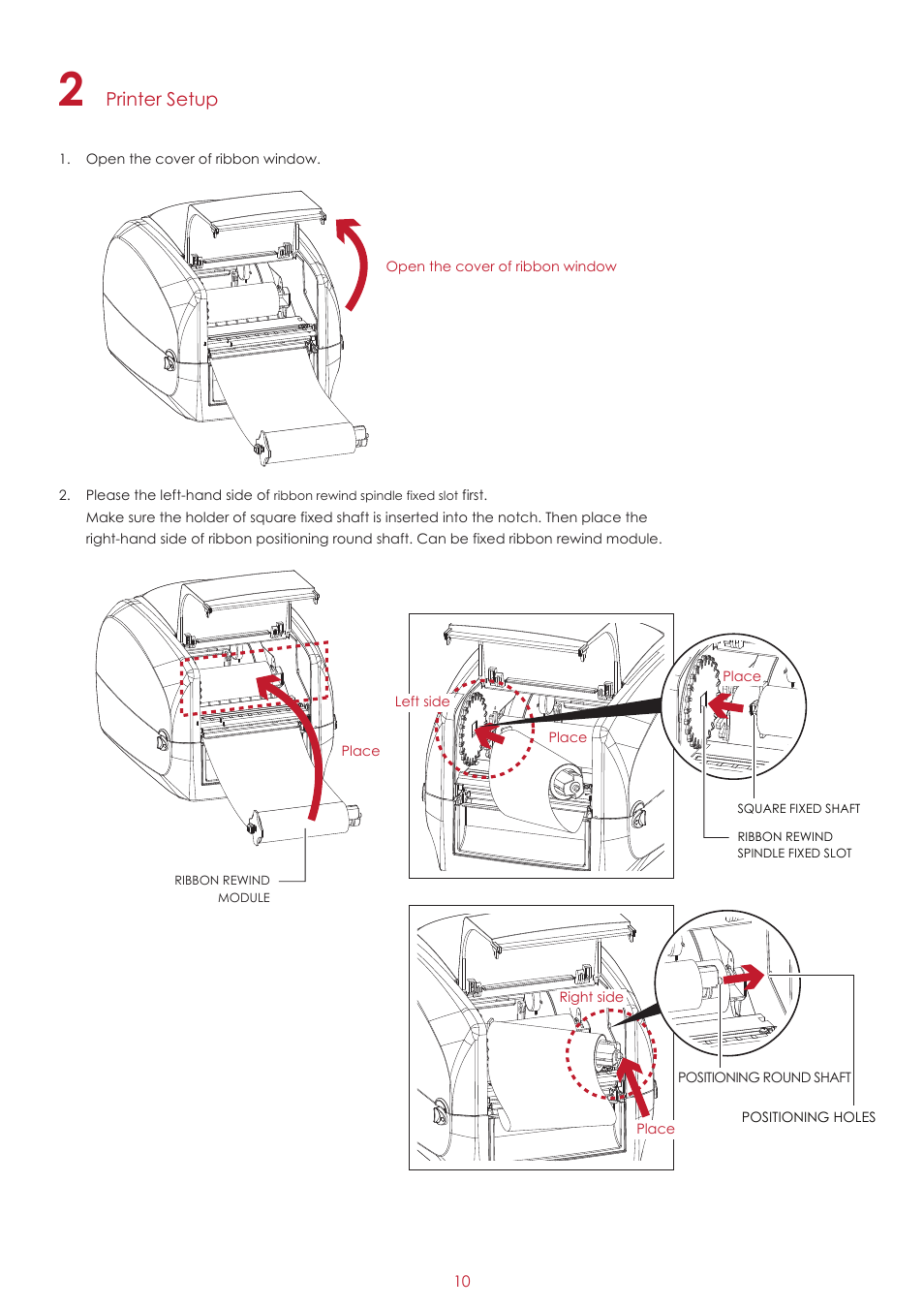 Printer setup | GoDEX RT700iW series User Manual | Page 14 / 79