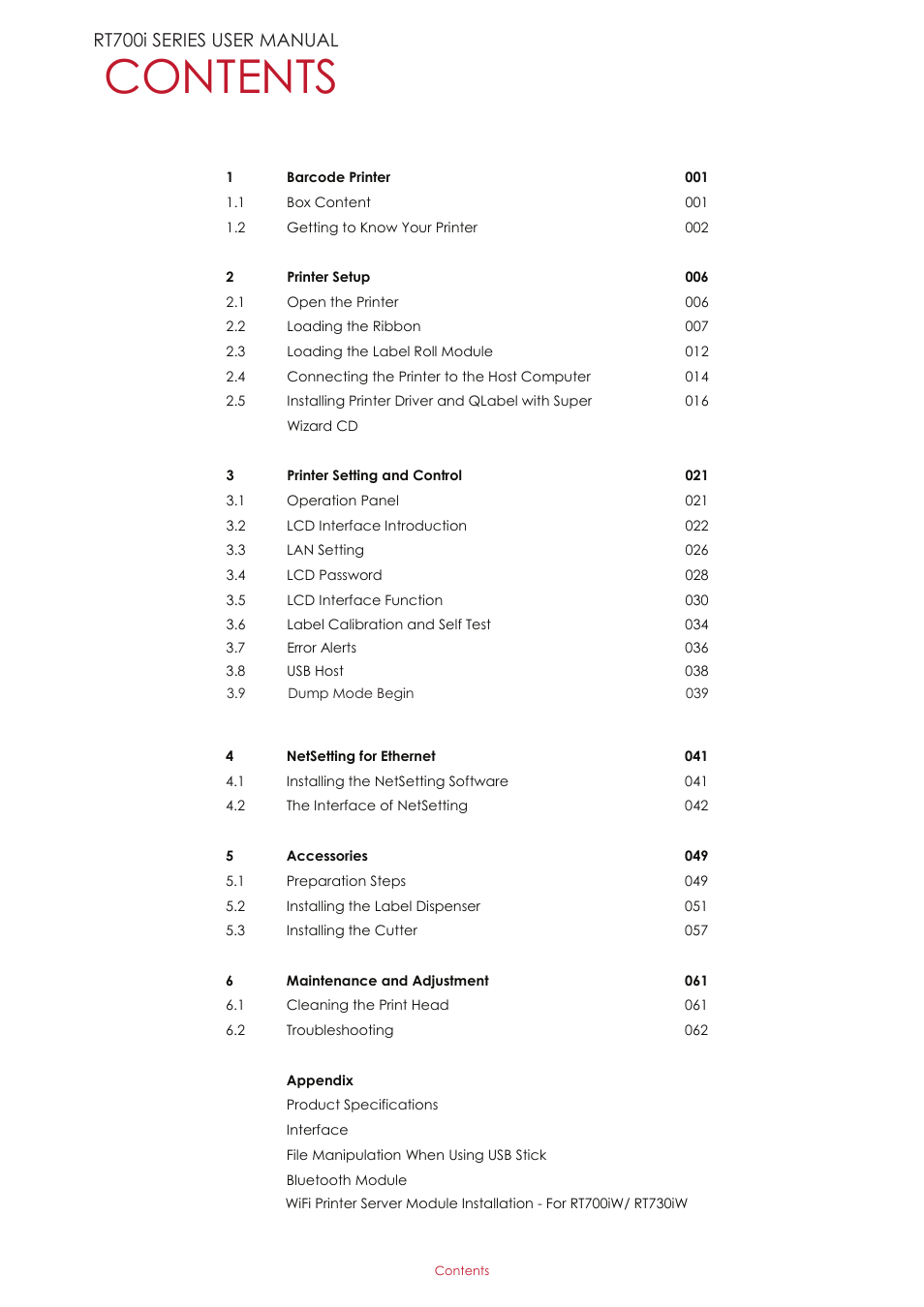 GoDEX RT700iW series User Manual | Page 2 / 79