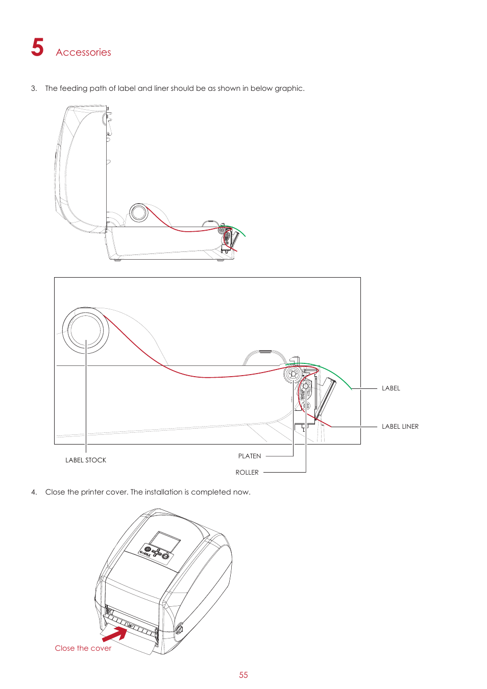 Accessories | GoDEX RT700iW series User Manual | Page 59 / 79