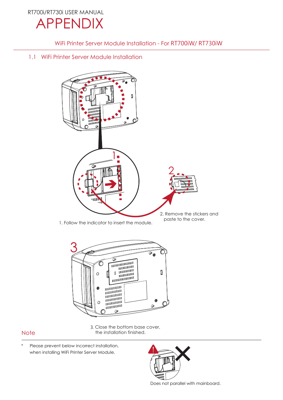 Wifi user manual_en, Appendix | GoDEX RT700iW series User Manual | Page 78 / 79