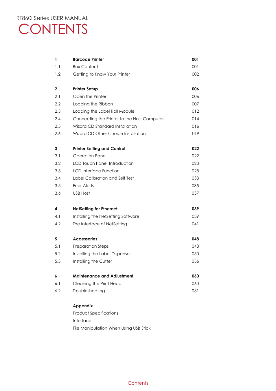 GoDEX RT860i User Manual | Page 2 / 68