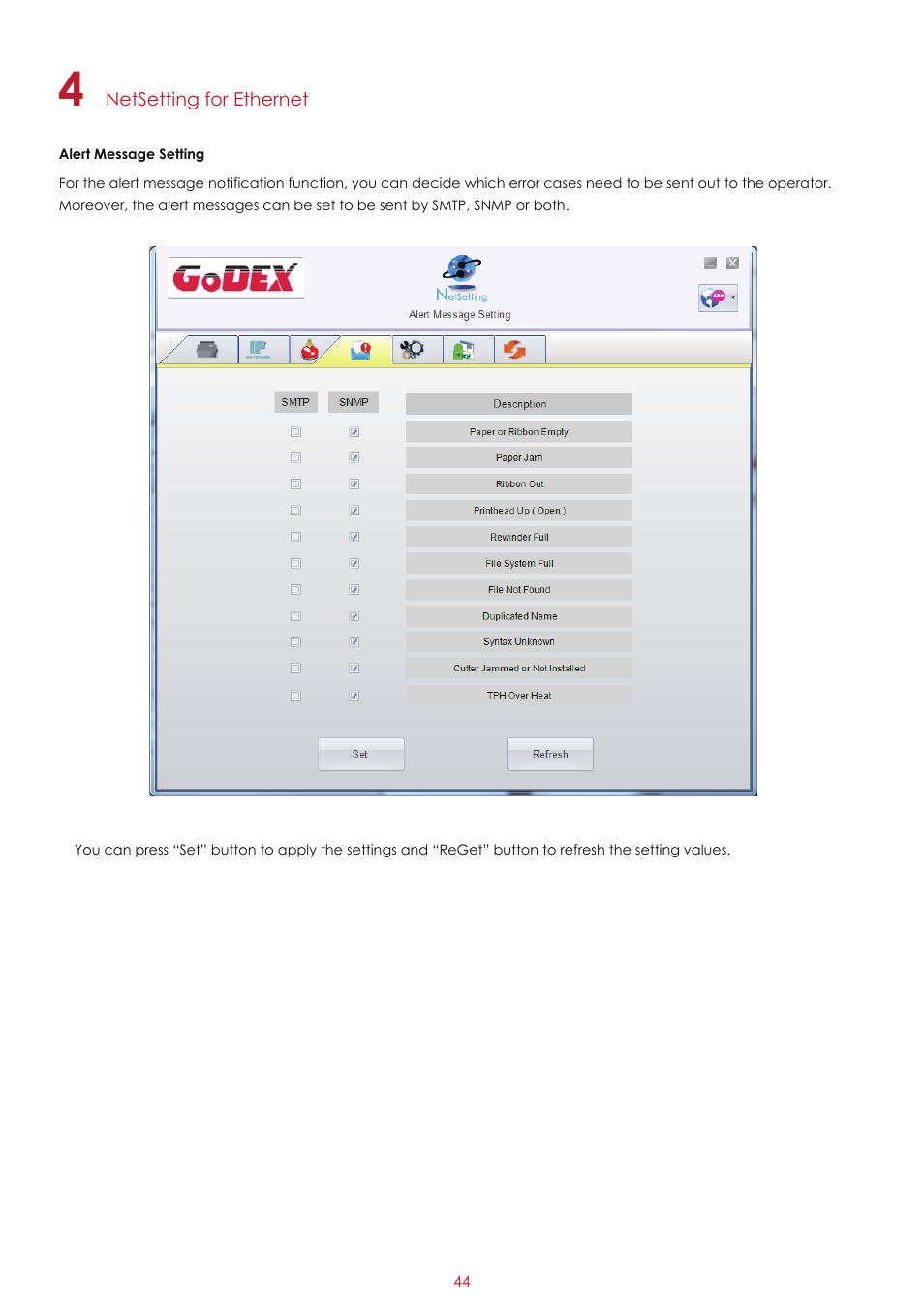 GoDEX RT860i User Manual | Page 48 / 68