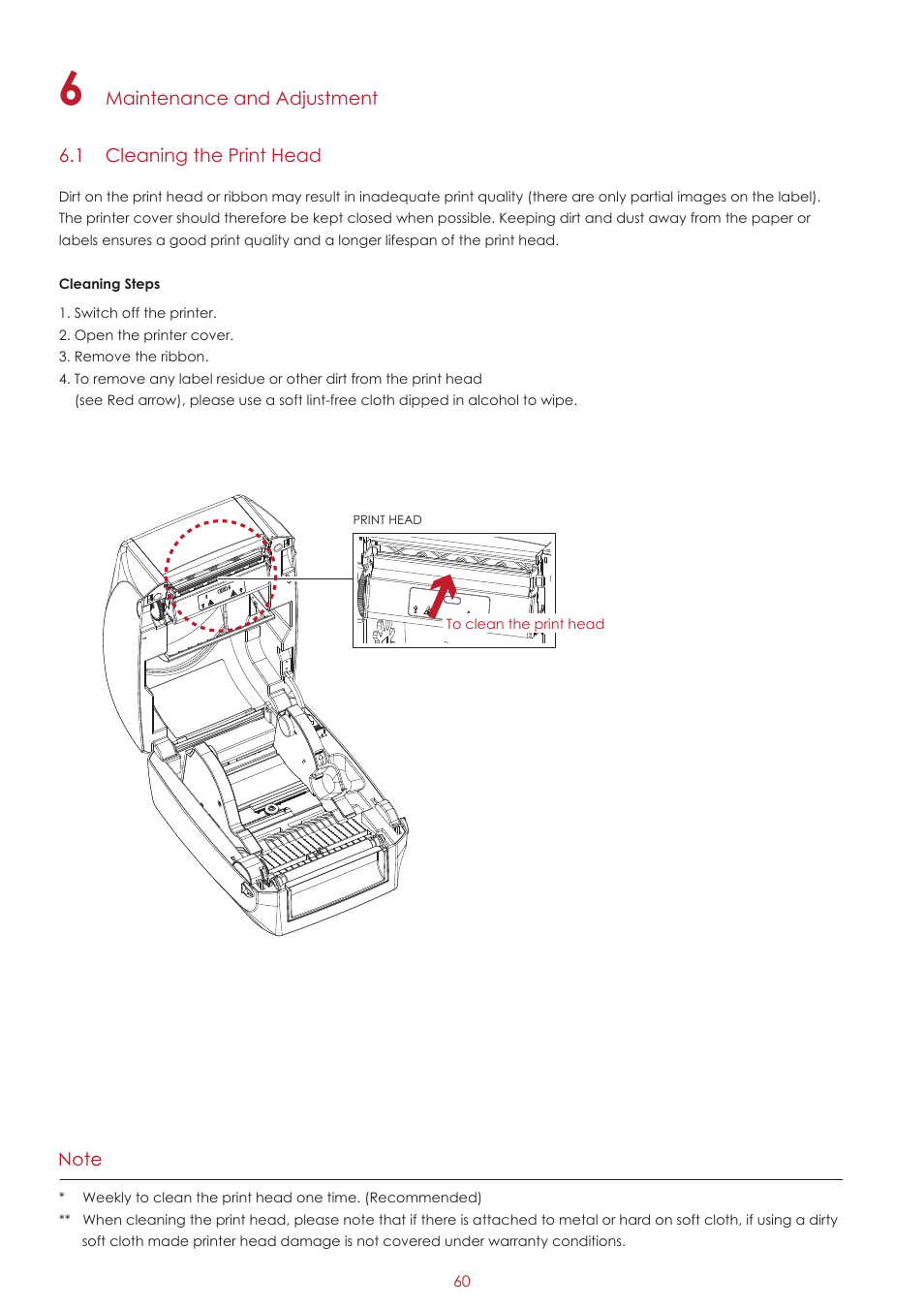GoDEX RT860i User Manual | Page 64 / 68