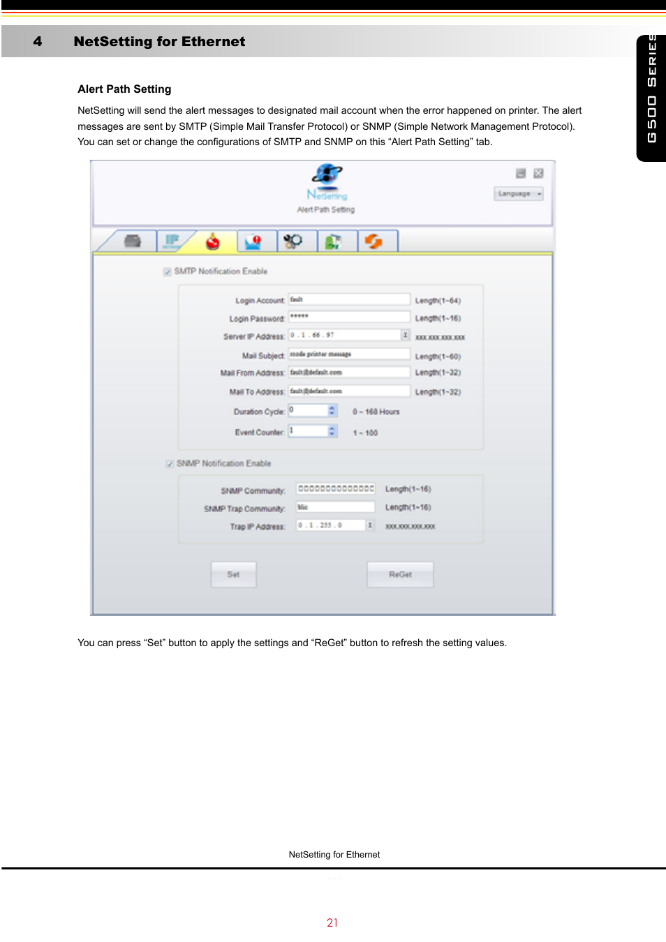 G500 series | GoDEX G500 series User Manual | Page 25 / 45