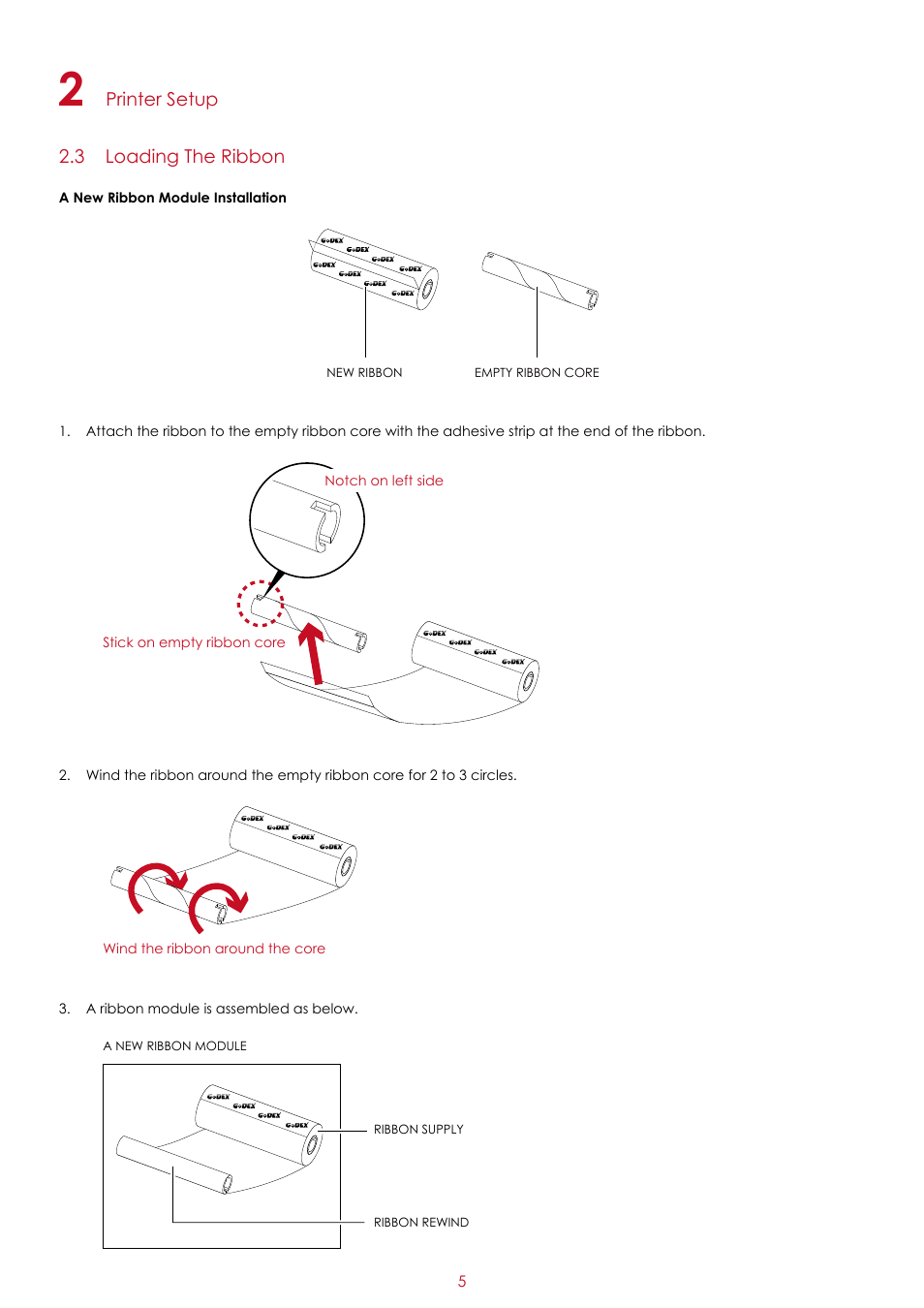 GoDEX G300 series User Manual | Page 9 / 39