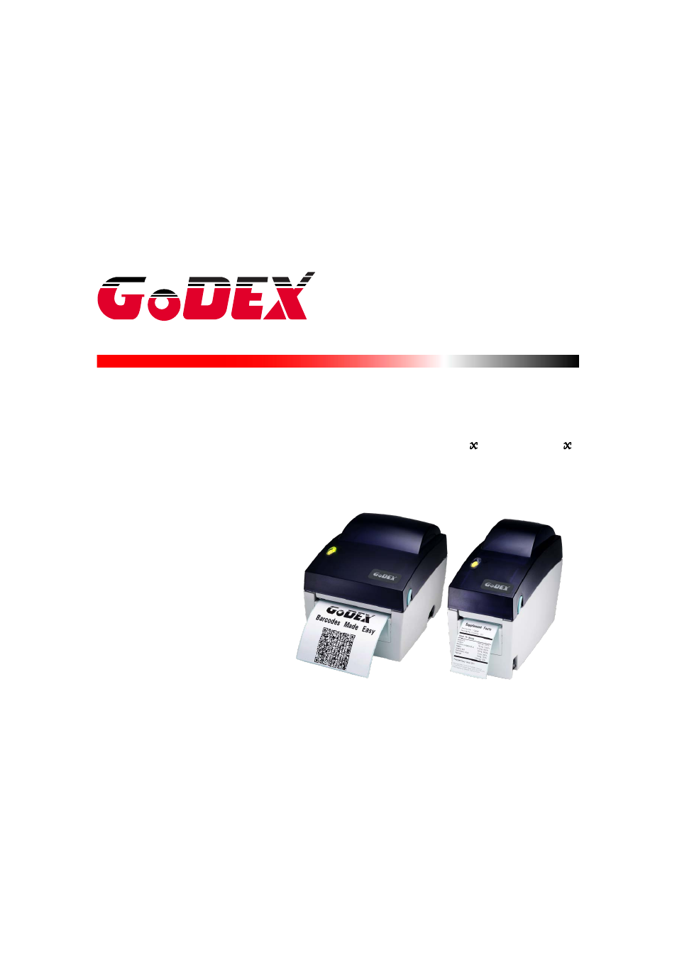 GoDEX DT series User Manual | 39 pages