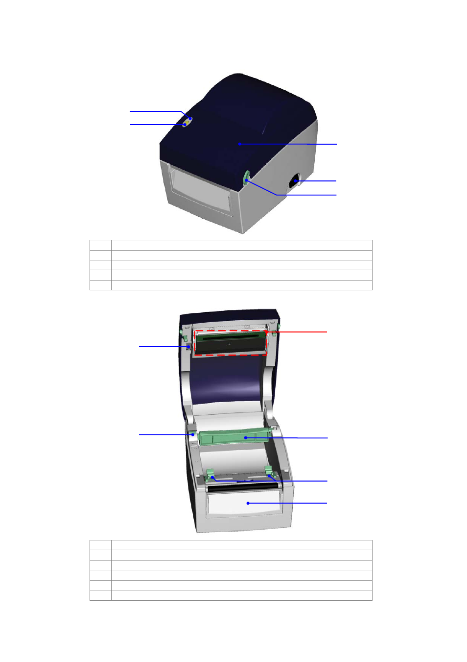 3. getting to know your printer | GoDEX DT series User Manual | Page 11 / 39