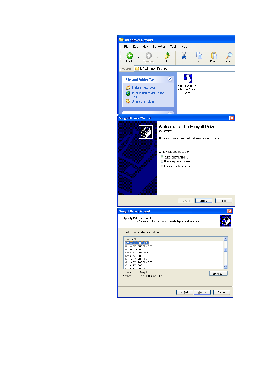 6. installing the driver | GoDEX EZ1100Plus series User Manual | Page 17 / 37