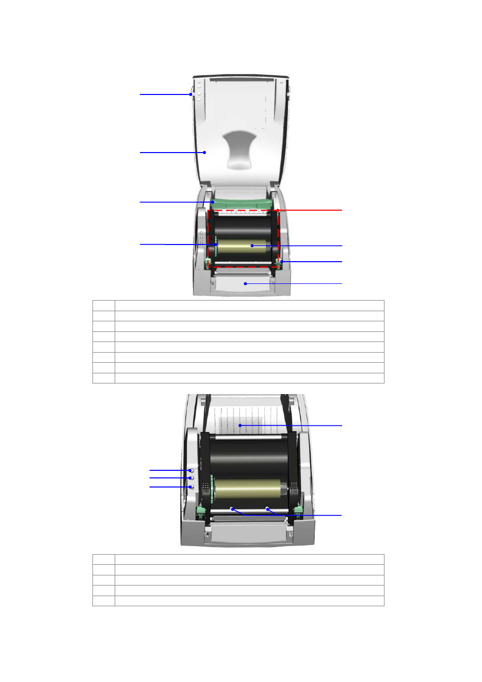 4. getting to know your printer | GoDEX EZ1100Plus series User Manual | Page 9 / 37
