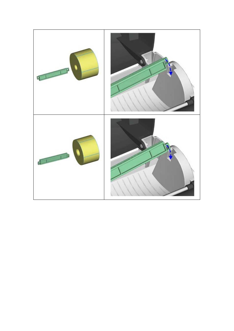 3. installing the label supply hub | GoDEX EZ1105 series User Manual | Page 13 / 27