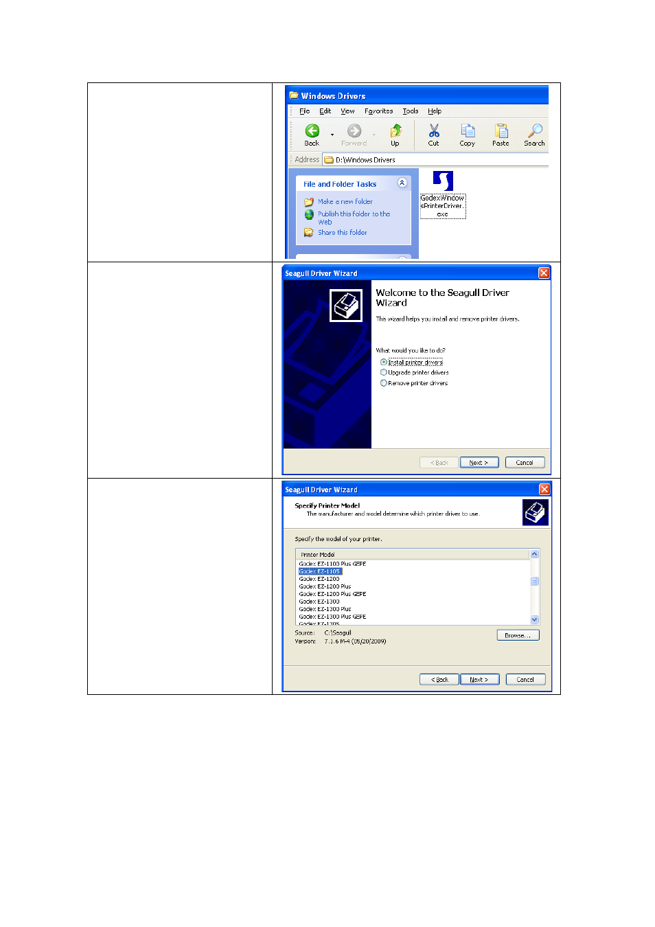 5. installing the driver | GoDEX EZ1105 series User Manual | Page 15 / 27