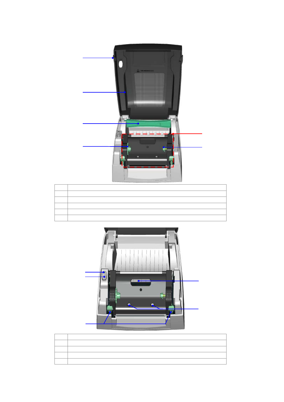 4. getting to know your printer | GoDEX EZ1105 series User Manual | Page 8 / 27