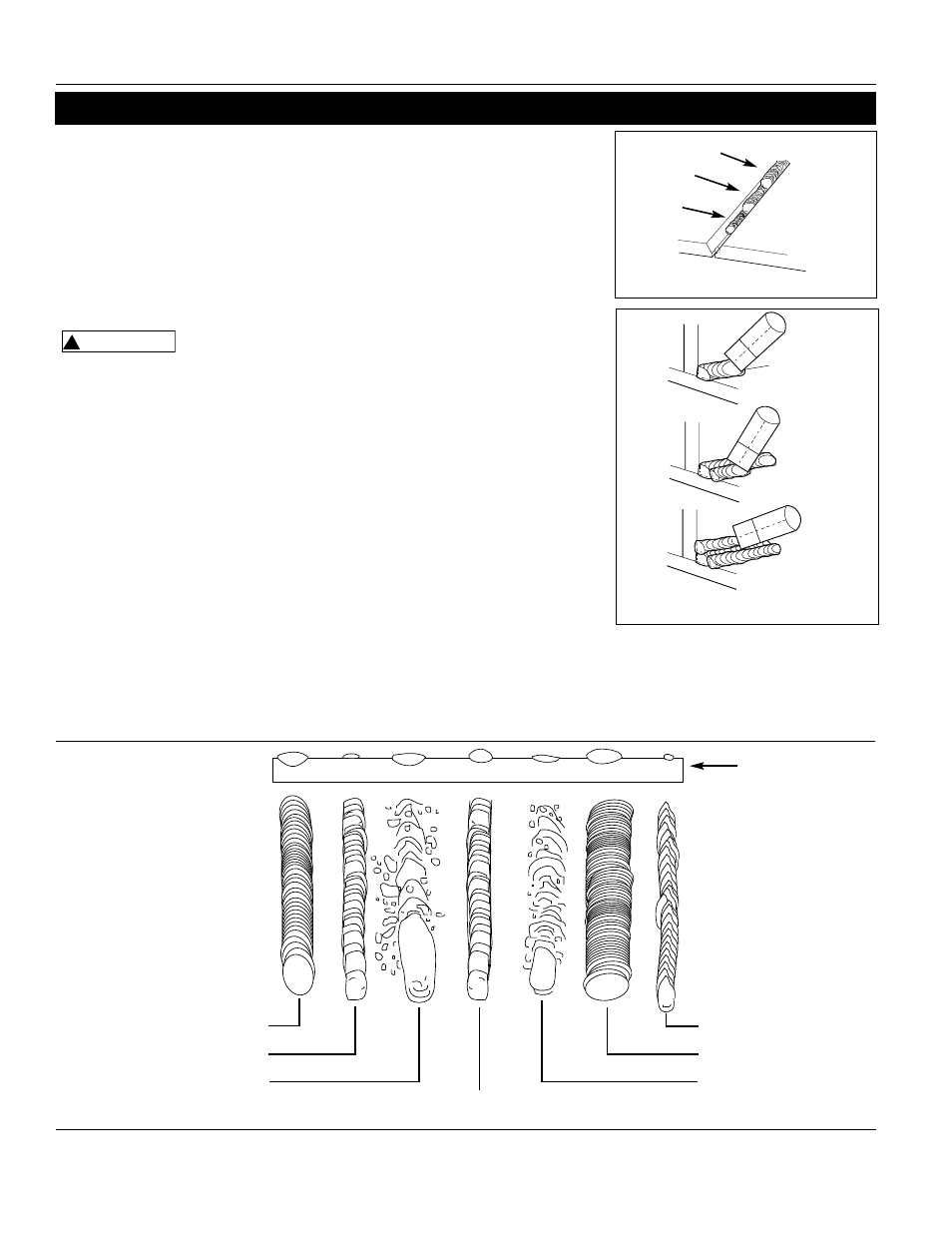 Welding guidelines, Warning, Wire feed arc welder | Campbell Hausfeld WG3013 User Manual | Page 8 / 16